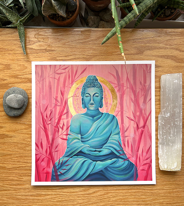 "Meditation" Fine Art Print 12"x12"